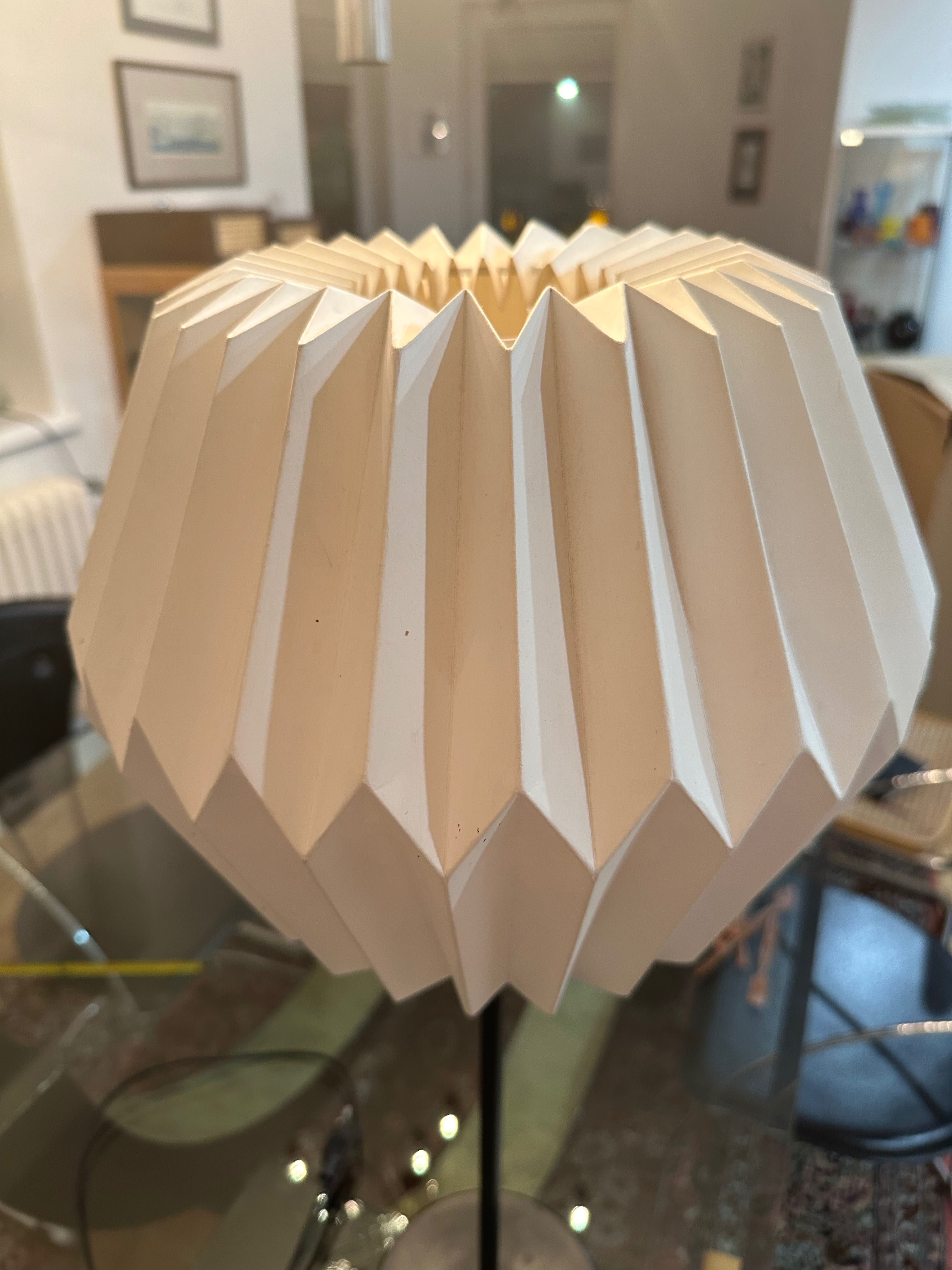 Lampa stołowa  Ikea lata 80 papierowy abażur