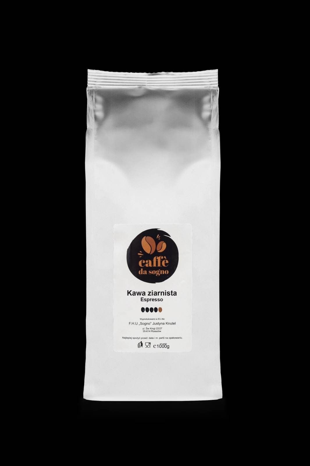 Kawa ziarnista Caffe da Sogno ESPRESSO 1KG