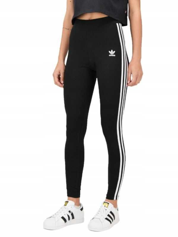 Adidas Originals Legginsy Damskie Bawełniane Czarne r. 30 xxs xxxs