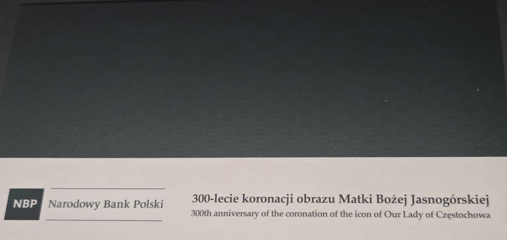 20 ZŁ 300-lecie koronacji Obrazu Matki Bożej Jasnogórskiej