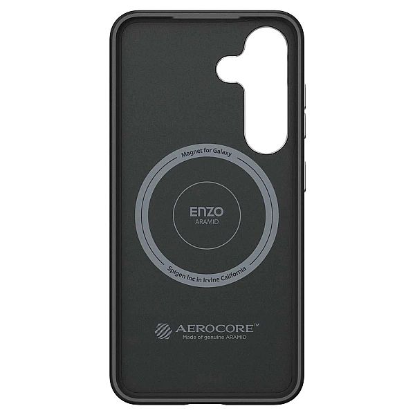 Etui silikonowe Spigen Enzo Aramid GP-FPS936PGABW z wbudowanym ringiem