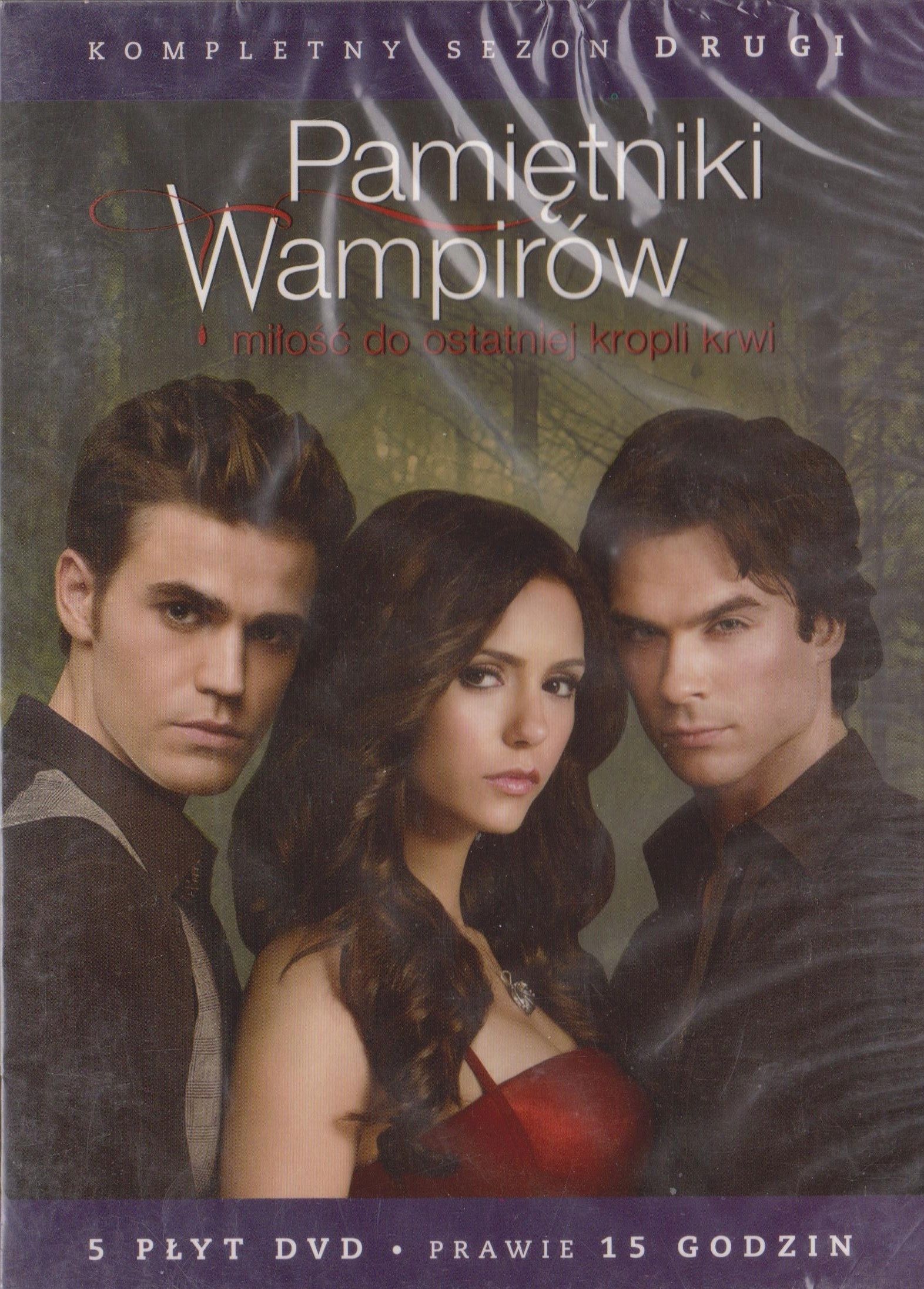 Serial Pamiętniki Wampirów 2 Płyta Dvd