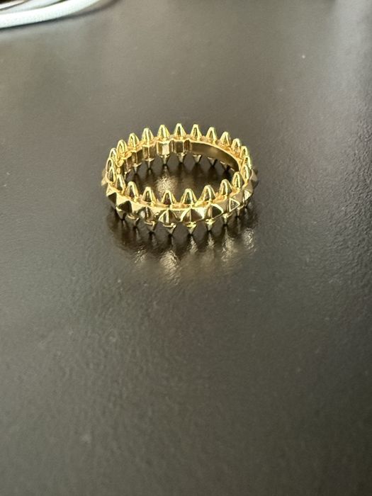 Кольцо обручка в стилі cartier clash
