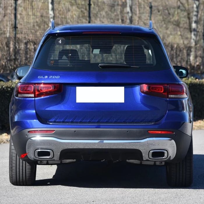 Хромированная накладка задний бампер Mercedes Benz X247 GLB