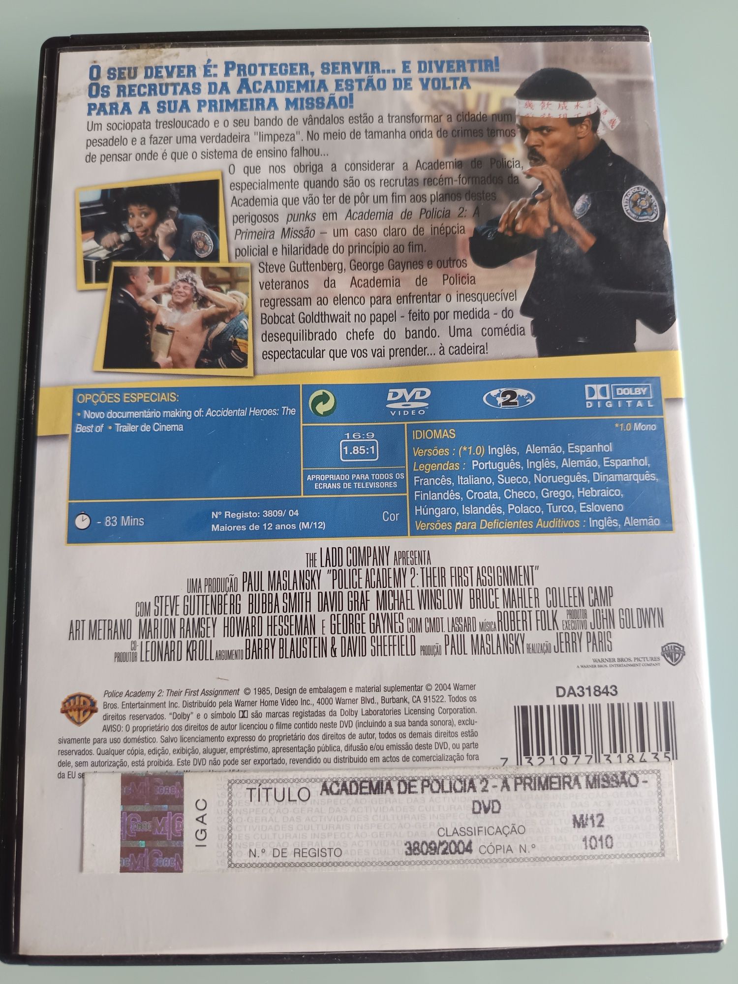 DVD academia de polícia 2 a primeira missão