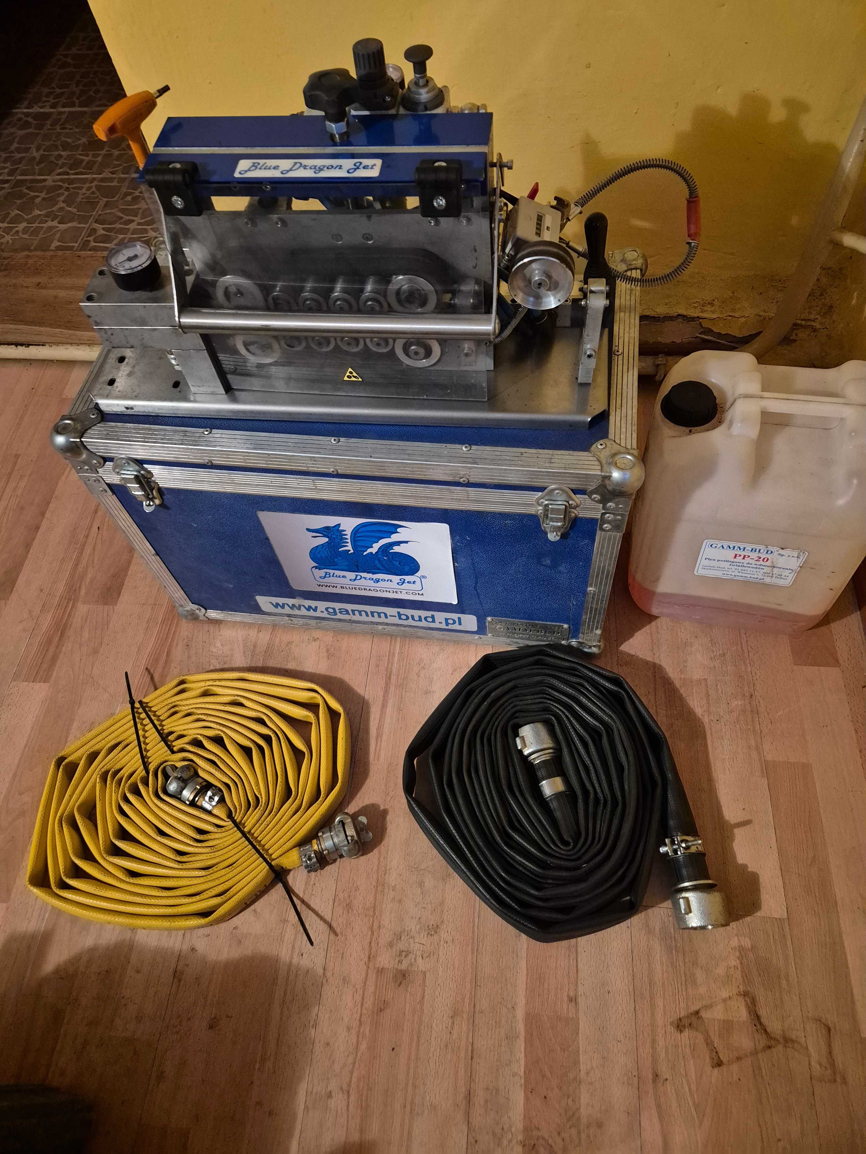 Wdmuchiwarka światłowód 5-16mm nowa hdpe 40 kompresor 7-14 bar 325 mtg