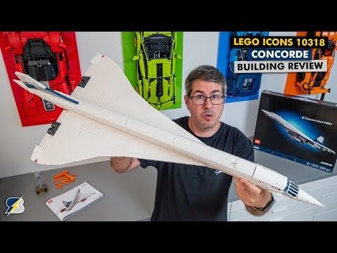 Конструктор 1в1 як LEGO Icons Concorde (2083 дет) з коробкою