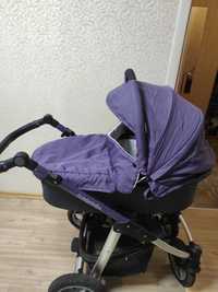 коляска baby design 2в1 фиолетовый цвет
