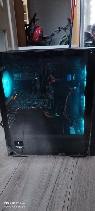 Komputer gemingowy Raizen 3600/Rx660xt 8gb/48 gb ram/sdd+HDD 1tb