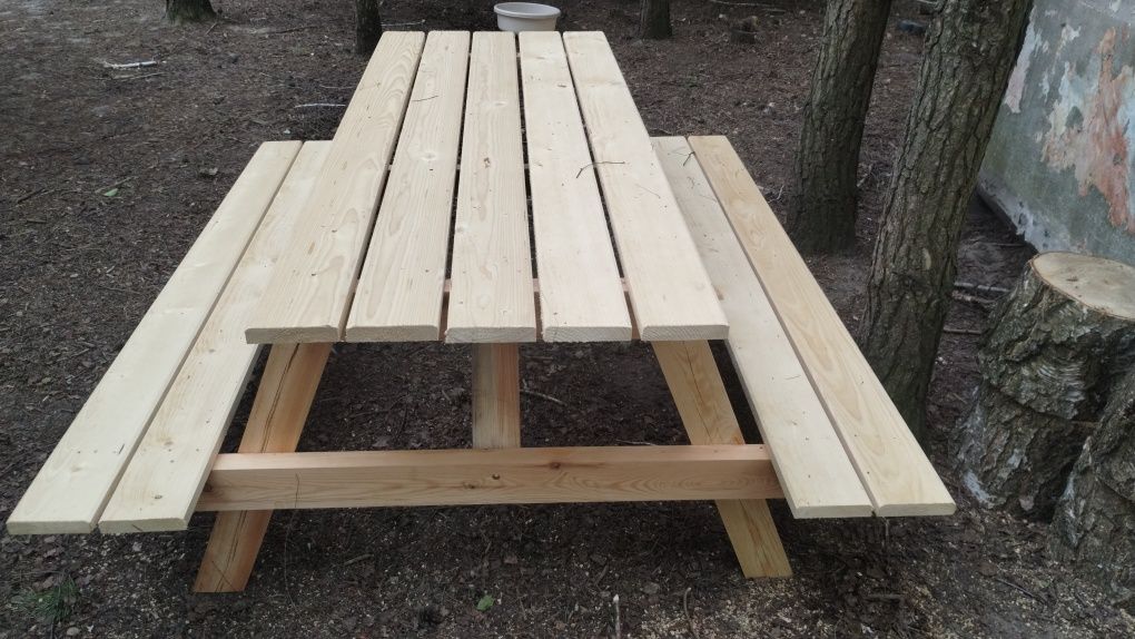 stół ogrodowy ławka ogrodowa