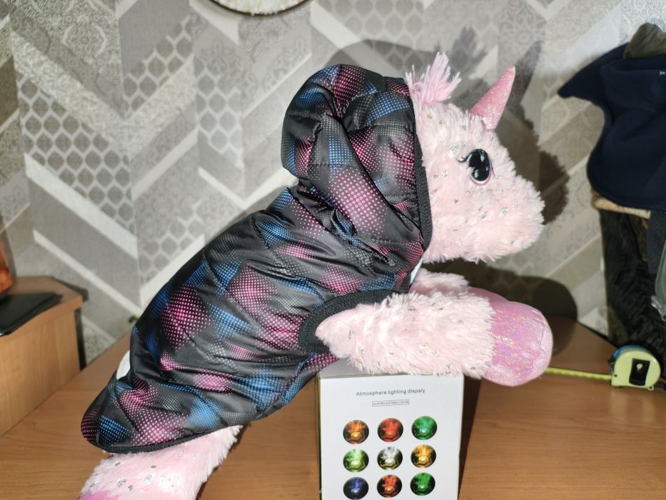 Жилет, пальто, намордник, шлея, попона, амуніція, одяг