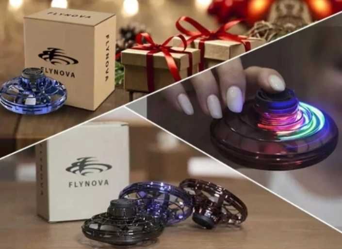 Flynova latający Fidget Spinner Dron Ufo LED