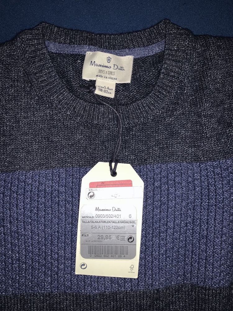 Massimo Dutti - nowy sweter roz. 5-6 lat