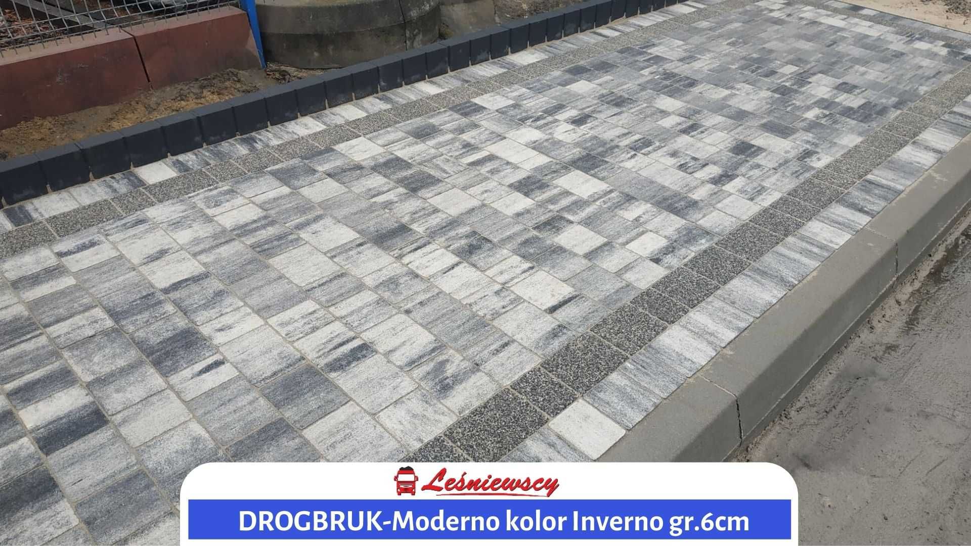 Kostka brukowa Drogbruk-Moderno na podjazd chodniki taras dostawa HDS