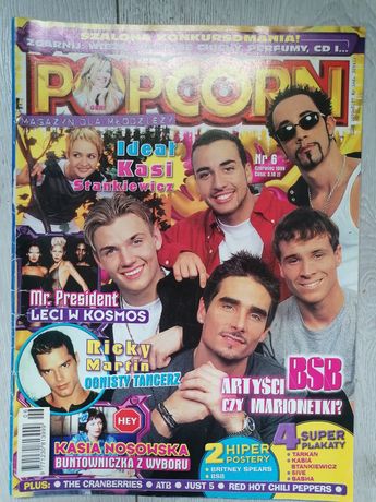 Gazeta Popcorn 1999 Backstreet Boys Britney Spears