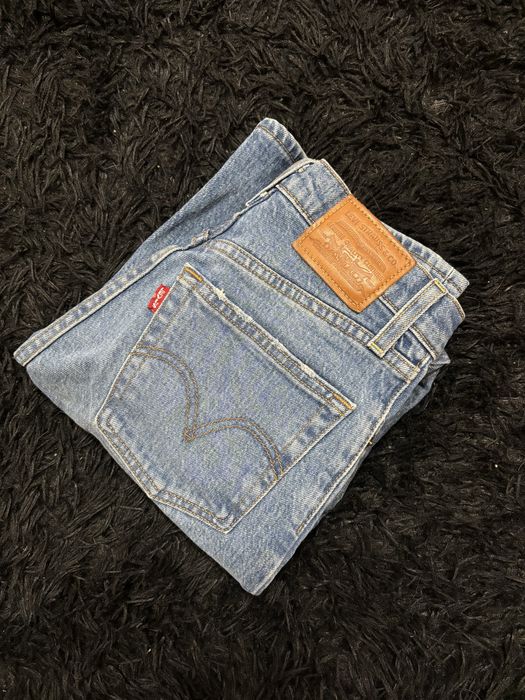 Джинси levis ribcage straight 23 розмір