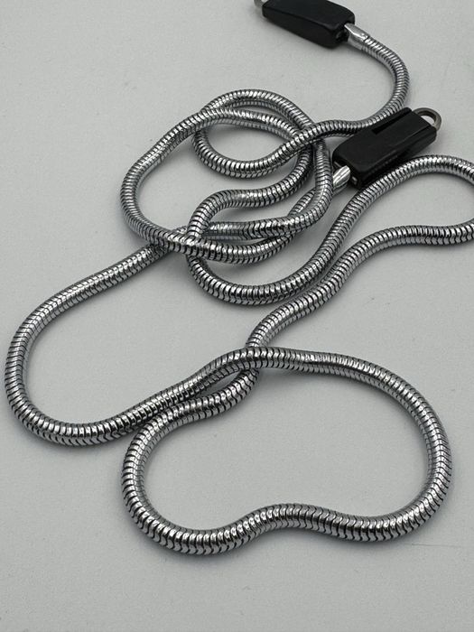 Pasek metal do aparatu Vintage Chrom 85 cm RARE