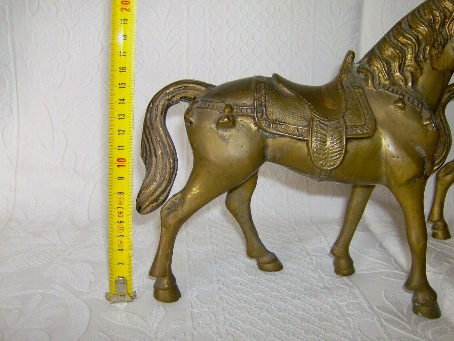 Par Cavalos em Bronze. Peso 5,2 kg.