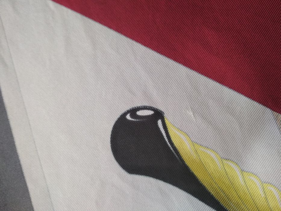 Вінтажна шовкова хустка hermes clic clac