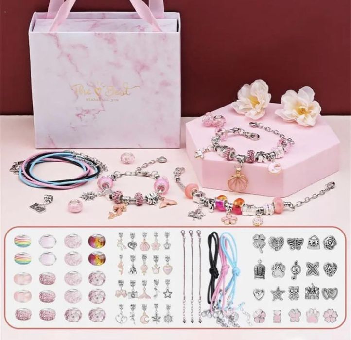 Набір браслетів,адвент календарь,детские браслеты,новогодний календарь