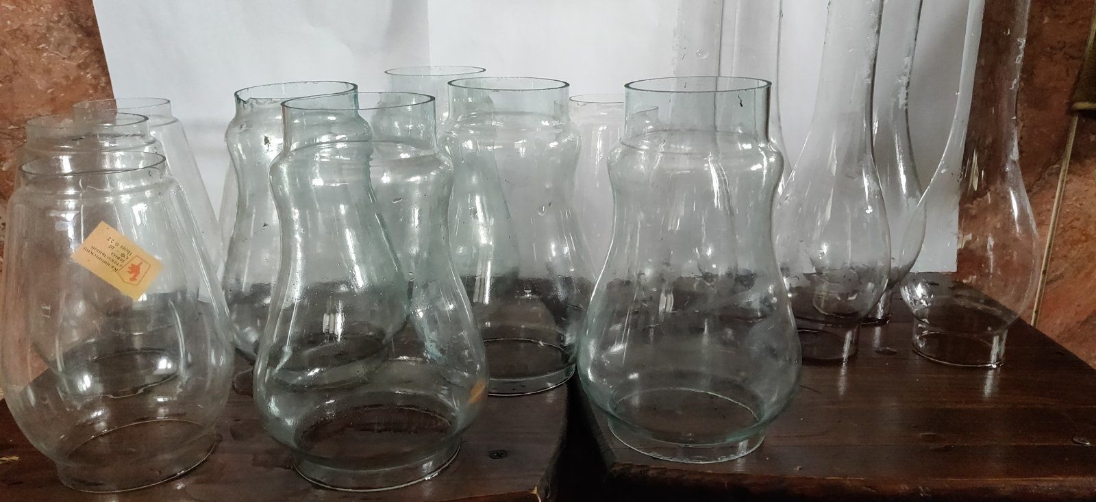 Плафони ,скло, до ламп керасінової ,літучої миші