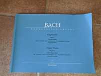 Livro com peças para órgão de Bach volume 1