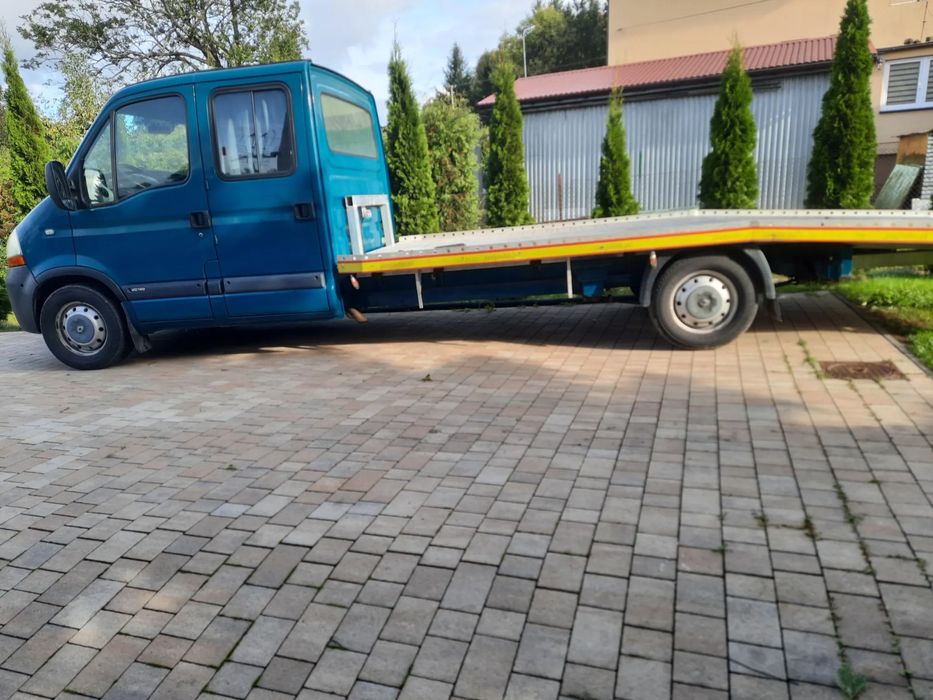 Renault Master  Autolaweta Renault Master z aluminiowym najazdem 3.0 dci