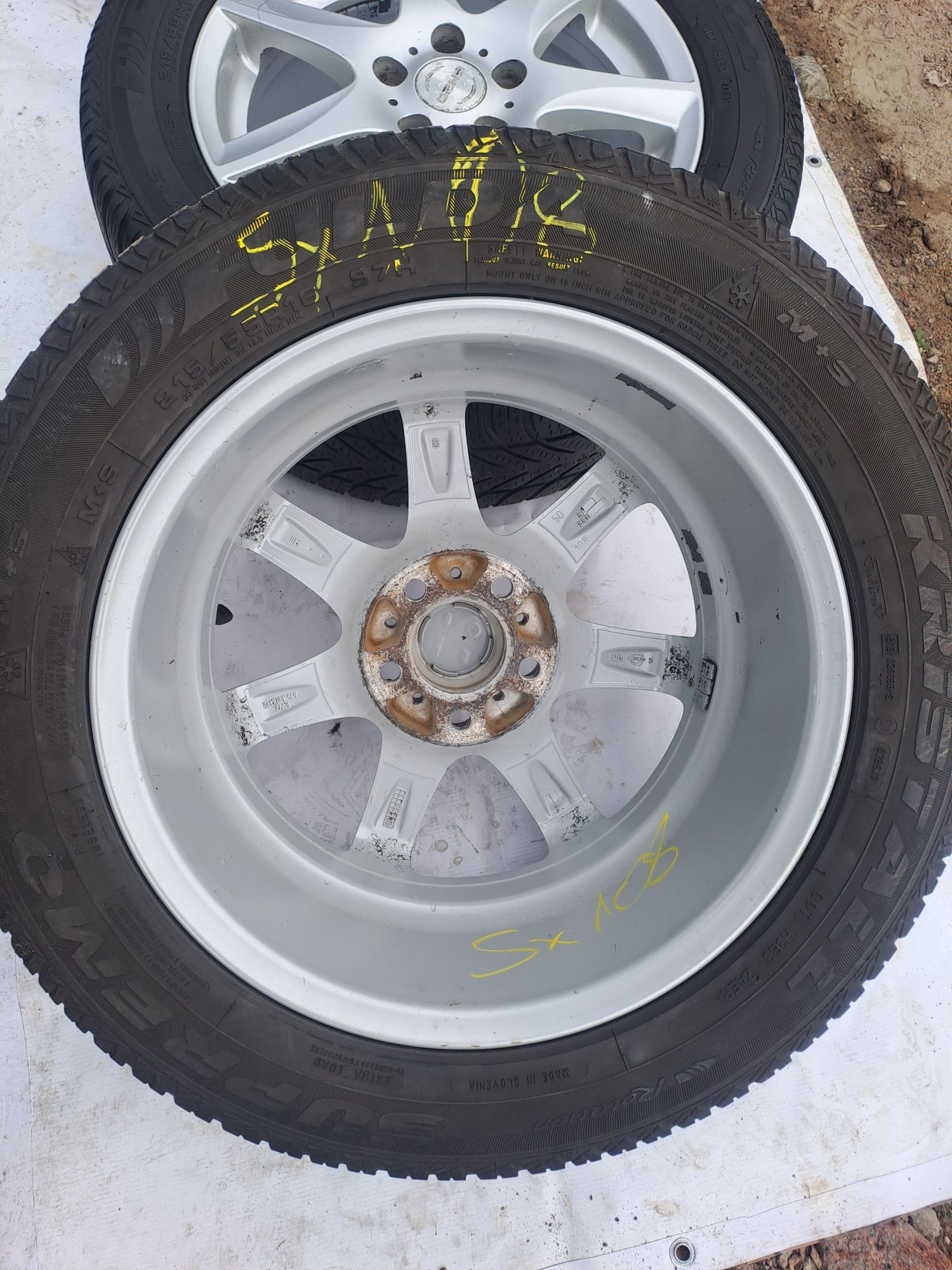 Felgi enzo opony Gratis! 5x108 et 50 16 cali 215/55r16 koła