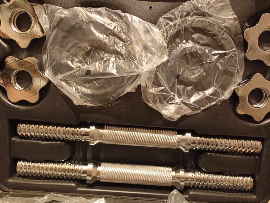 Hantle w walizce 2x10 kg