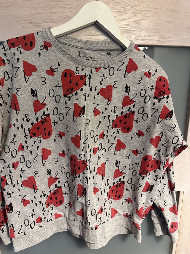 Bluza na walentynki w serduszka