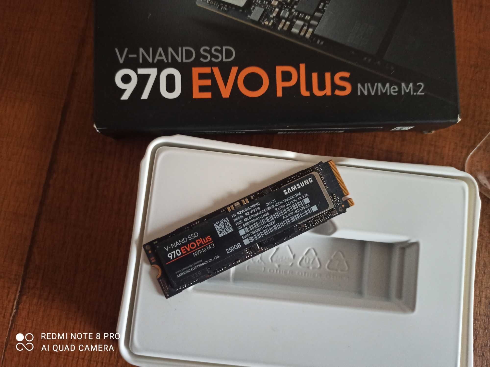 SSD диск Samsung 970 Evo Plus 250GB