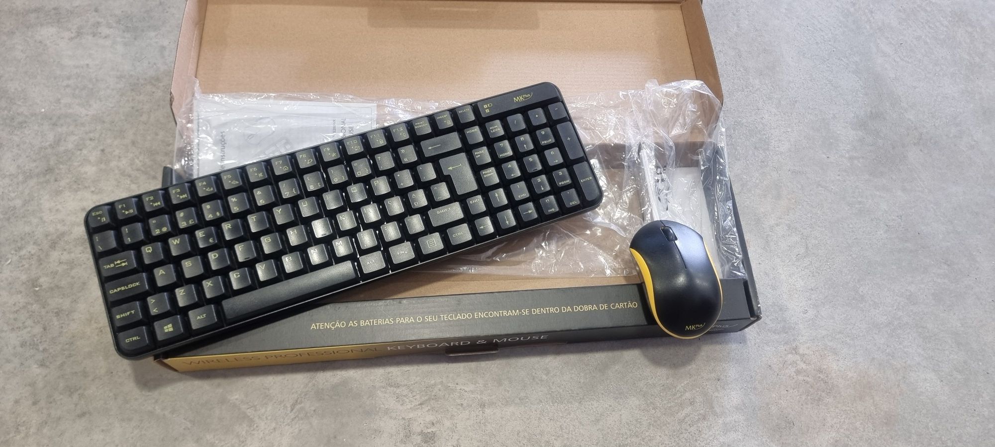 Kit de rato e teclado wireless