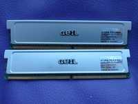 Pamięć RAM DDR2 - Geil 2x512MB PC2-6400 DDR2-800 CL