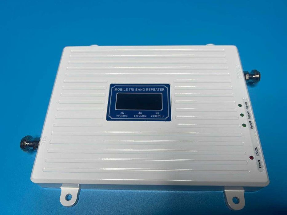 GSM репитер 3 диапазона 900 1800 2100, усилитель связи 3G 4G LTE