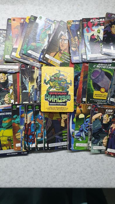 Карточки Черепашки ниндзя
