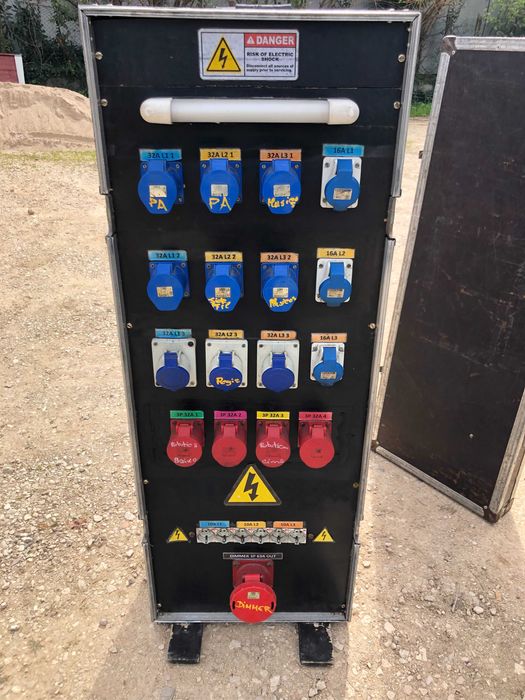 Quadro Elétrico Geral - ideal para bandas ou empresas de som/luz