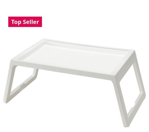 Stolik tacka Ikea Klipsk biały