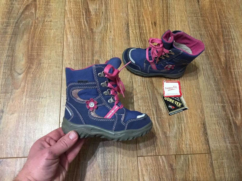 Superfit GoreTex ботинки зимние термо сапожки черевики на девочку р.26