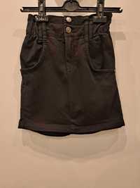Czarna jeans spódniczka, kieszenie, roz. 32 Bershka