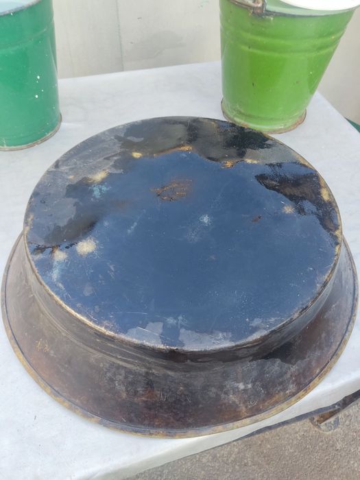 Старый таз латунь или бронза  / Таз для варенья варки старинный