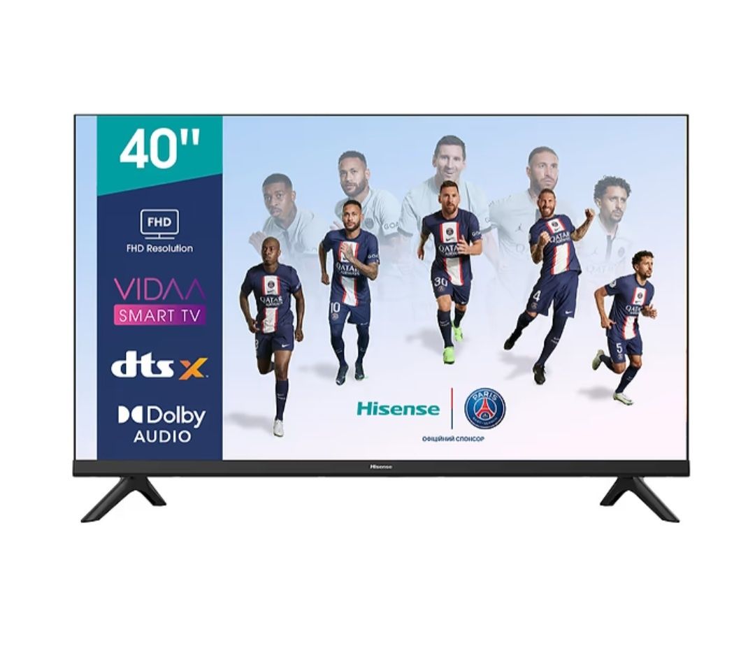 Телевізор 40" Hisense 40A4N Smart TV T2 Офіційна гарантія 12 міс