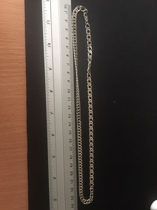 Piękny męski łańcuszek wykonany ze srebra próby 925 polecam !!!