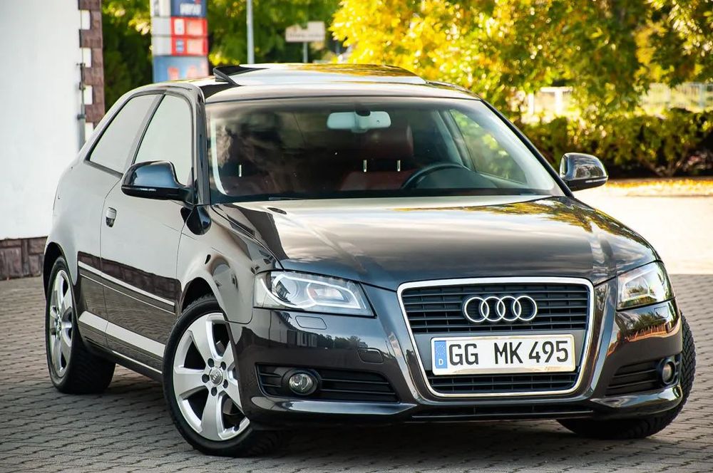 Audi A3 1.8 T_Szyberdach Bi XenonLED_NaviMMI Ruda Skóra