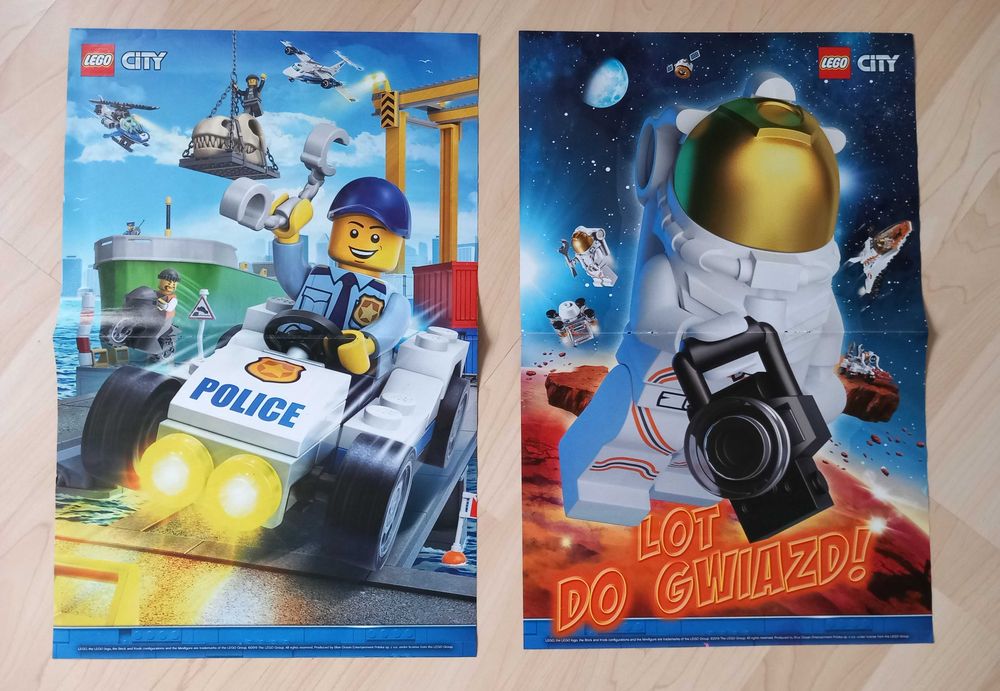 2 Plakaty LEGO City A3