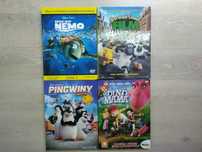 4 DVD - Dino Mama + Baranek Shaun + Gdzie Jest Nemo + Pingwiny z Madag