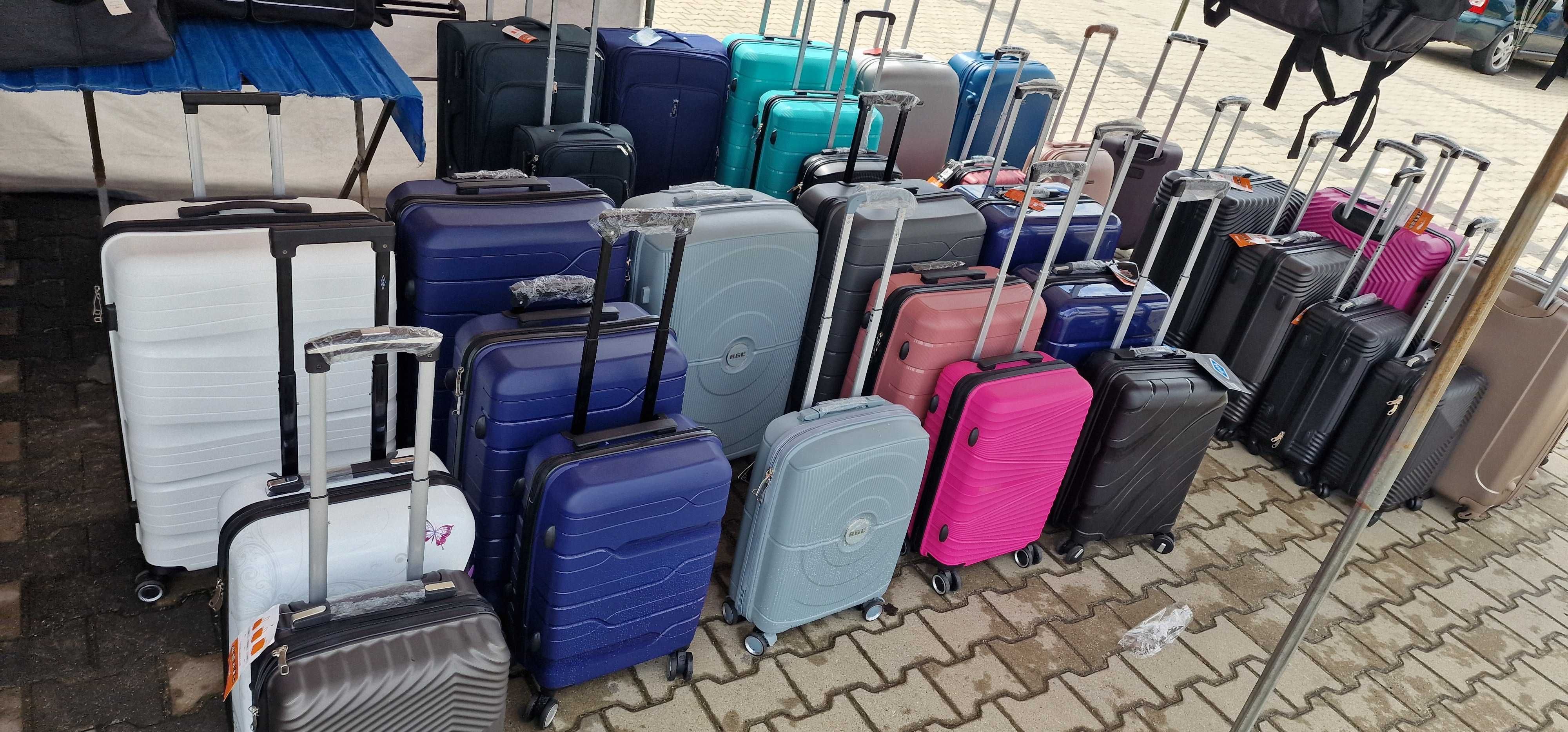 Walizka podróżna, materiał PP, Bagaż, Torba, XL, 4 kółka