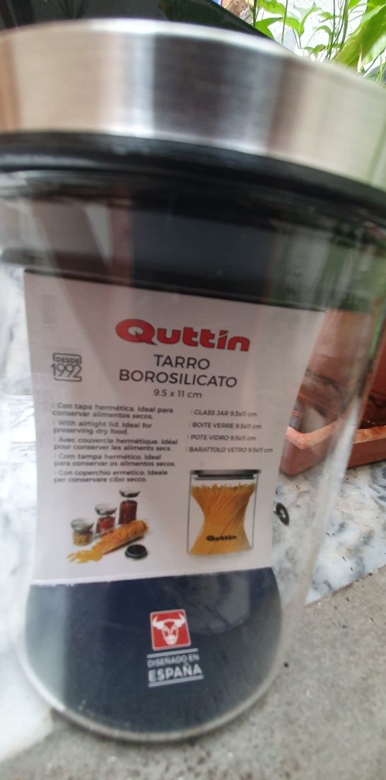 Tarro borosilicato