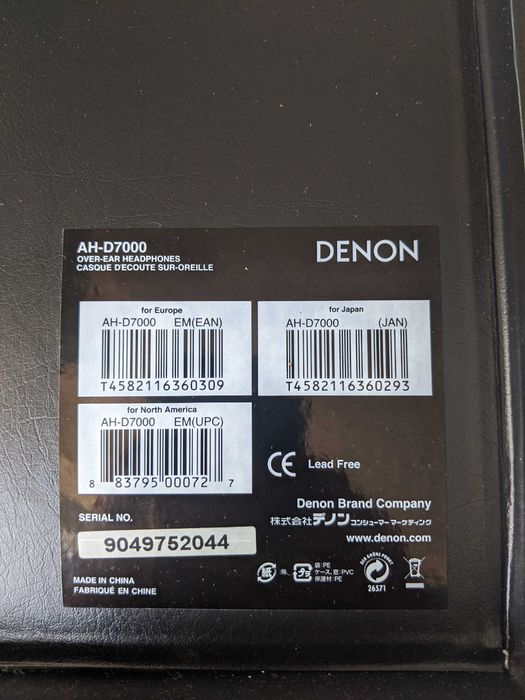 Наушники DENON AH-D7000