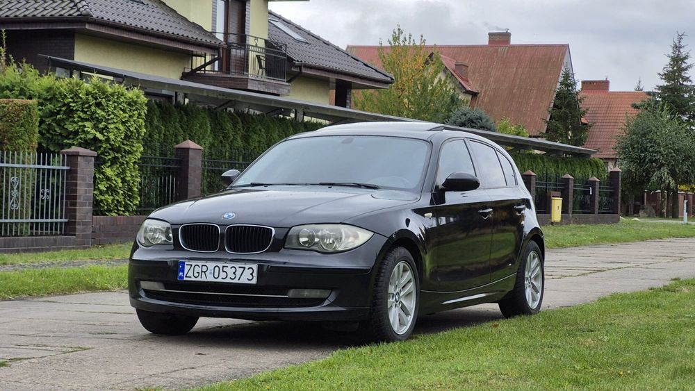 Bmw seria 1 e87 120d 163km 2007 rok navi Czujniki grzane fotele szyber