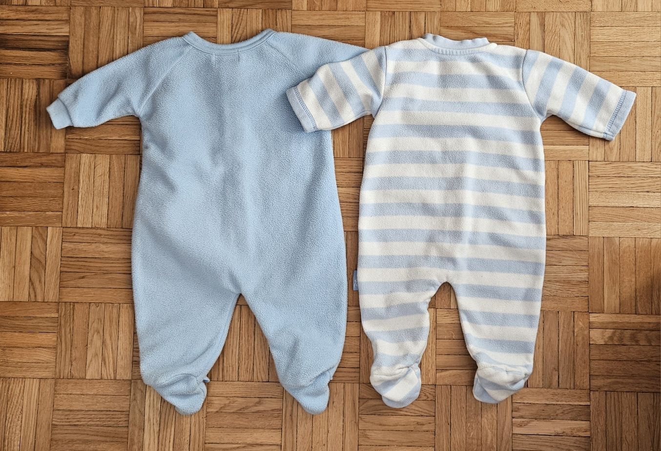 Pajac śpiochy długi rekaw niebieskie 56 - 62 Disney newborn tanio dla